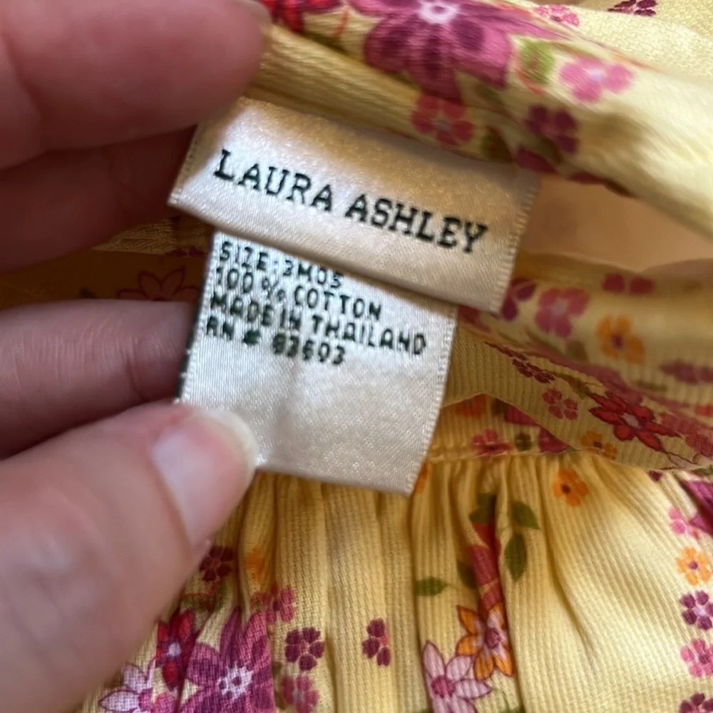 Laura Ashley yellow floral